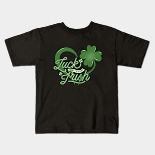 Luck of the Irish. Happy St. Patrick's Day! Celebrate with lucky cloves and lots of joy. Kids T-Shirt